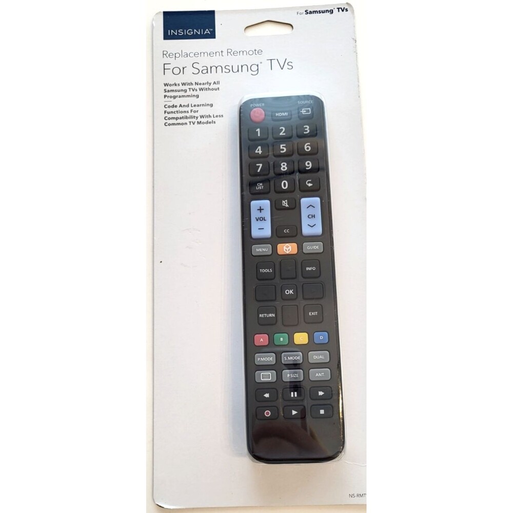 NS-RMTSAM21 Insignia Replacement Remote for Samsung TVs
